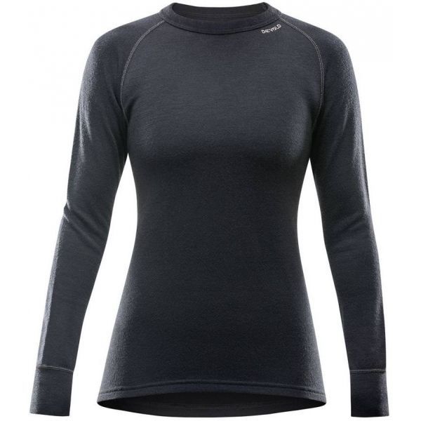 Devold Devold EXPEDITION WOMAN SHIRT Ženska vunena majica, crna, veličina
