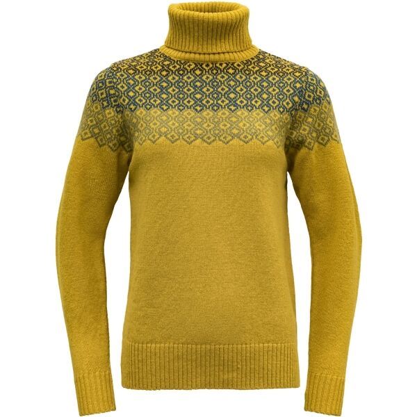 Devold Devold SYVDE WOOL HIGH NECK Ženski pulover, žuta, veličina