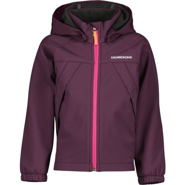DIDRIKSONS DIDRIKSONS TROEL Dječja softshell jakna, boja vina, veličina
