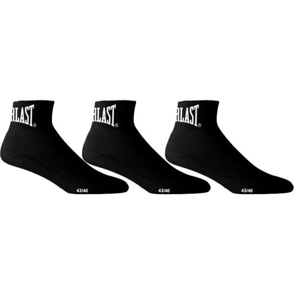Everlast Everlast QUARTER EVERLAST SOCKS Sportske čarape srednje, crna, veličina