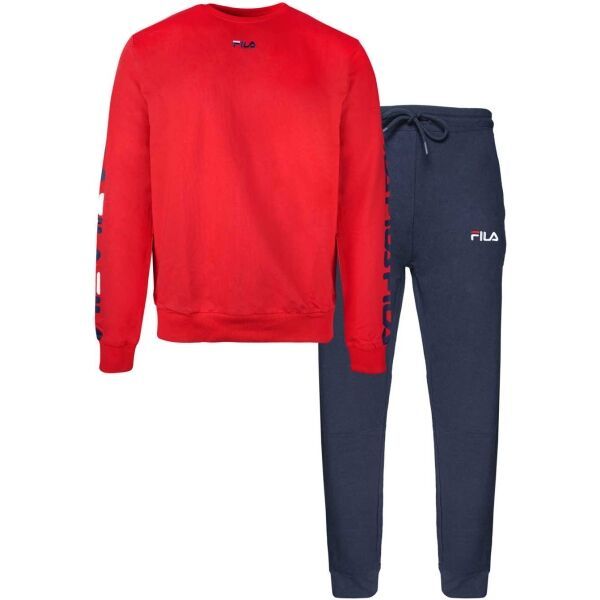 Fila Fila BRUSHED COTTON FLEECE CREW Muška pidžama, tamno plava, veličina