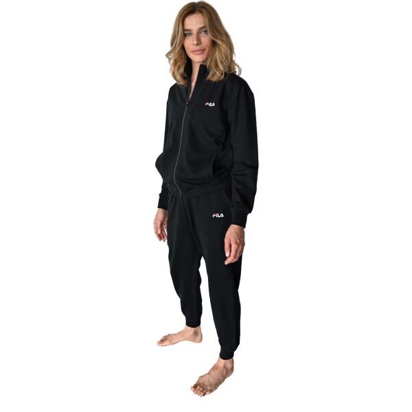 Fila Fila FRENCH TERRY LS FZ PYJAMAS W Komplet trenirke za žene, crna, veličina