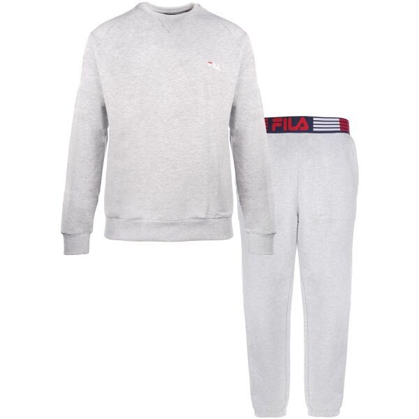 Fila Fila IN COTTON BRUSHED FLEECE Muška pidžama, siva, veličina