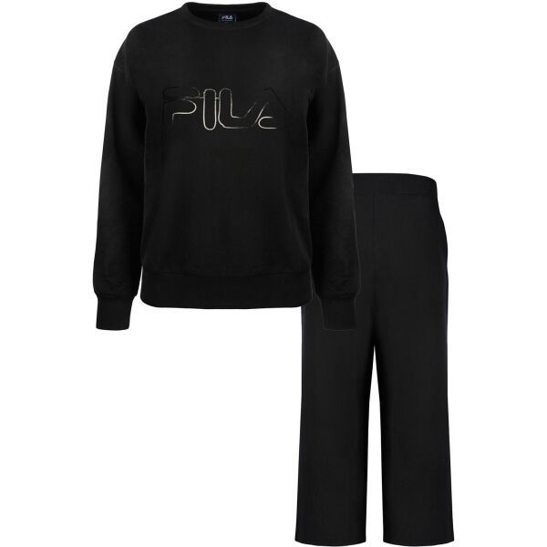 Fila Fila IN COTTON BRUSHED FLEECE Ženska pidžama, crna, veličina
