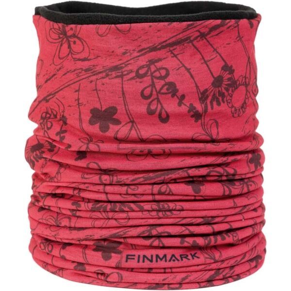 Finmark Finmark FSW-236 Ženski višenamjenski šal od flisa, crvena, veličina