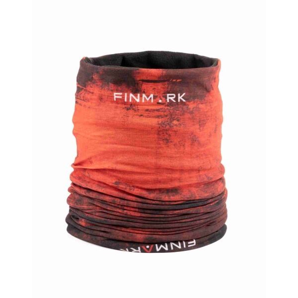Finmark Finmark MULTIFUNCTIONAL SCARF WITH FLEECE Multifunkcionalni šal, crvena, veličina
