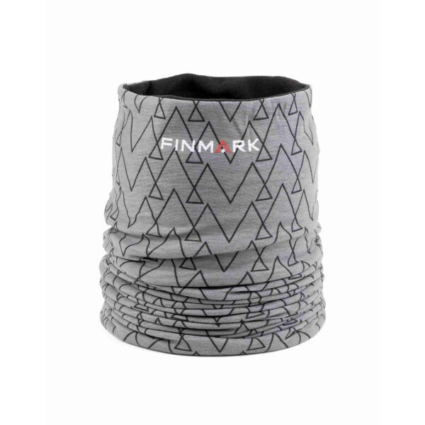 Finmark Finmark MULTIFUNCTIONAL SCARF WITH FLEECE Multifunkcionalni šal, siva, veličina