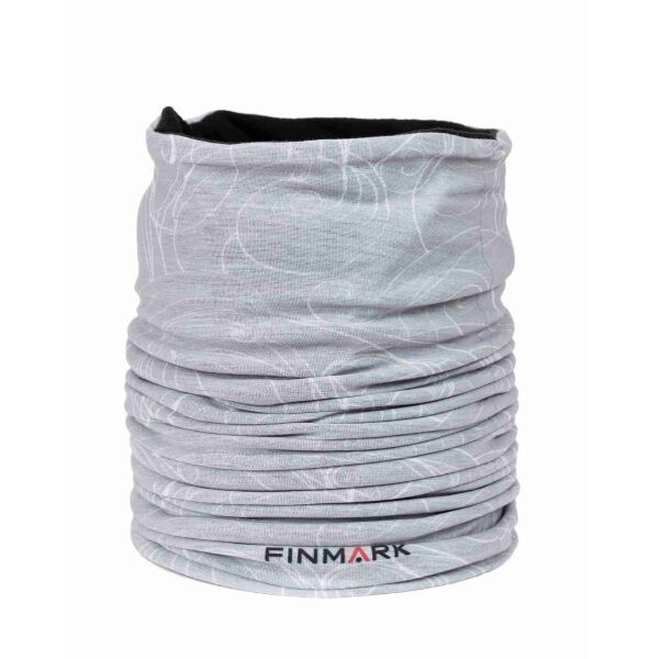 Finmark Finmark MULTIFUNCTIONAL SCARF WITH FLEECE Multifunkcionalni šal, siva, veličina