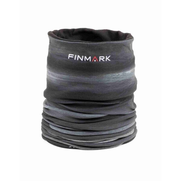 Finmark Finmark MULTIFUNCTIONAL SCARF WITH FLEECE Višenamjenski šal, crna, veličina