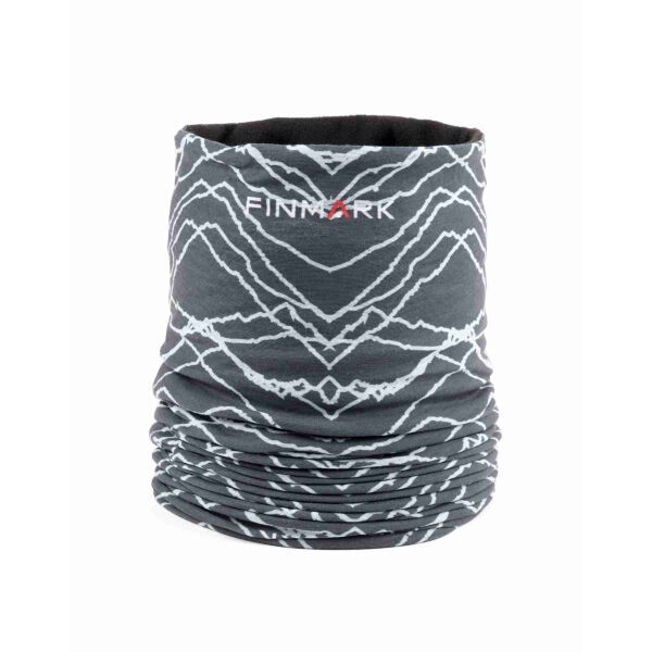 Finmark Finmark MULTIFUNCTIONAL SCARF WITH FLEECE Višenamjenski šal, crna, veličina
