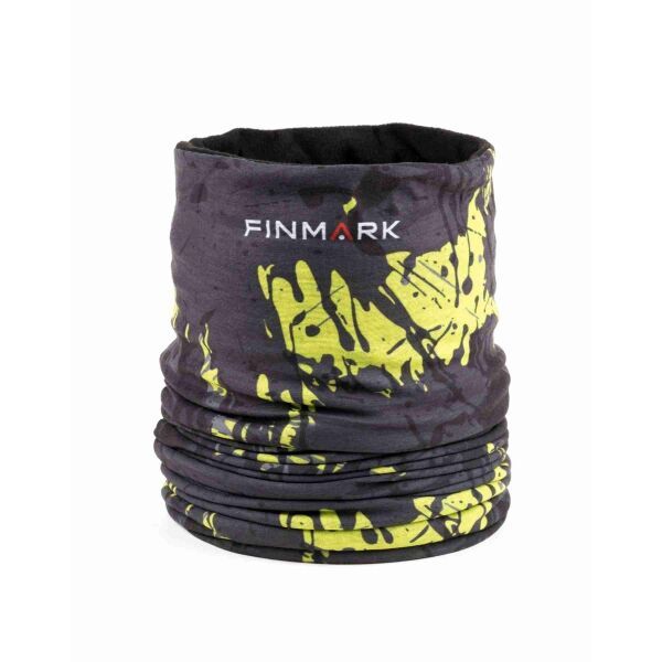 Finmark Finmark MULTIFUNCTIONAL SCARF WITH FLEECE Višenamjenski šal, žuta, veličina