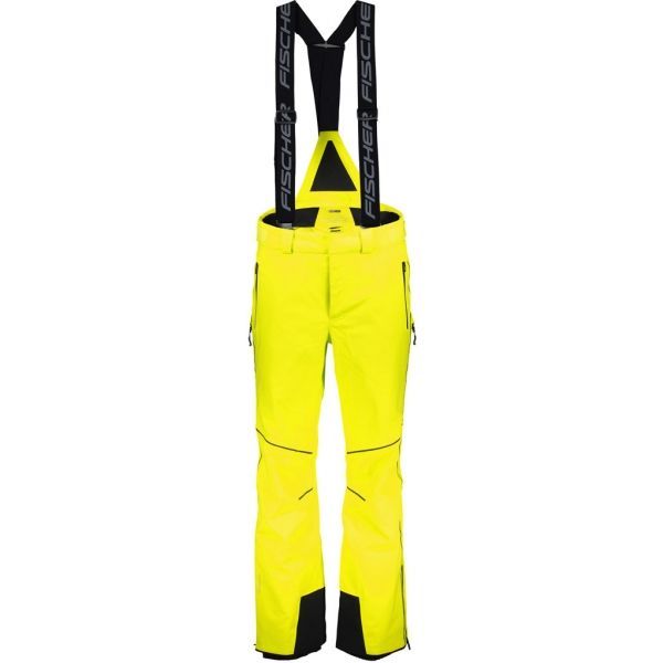 Fischer Fischer HANS KNAUSS M PANTS Muške skijaške hlače, žuta, veličina