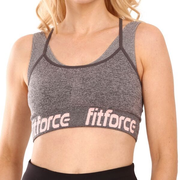 Fitforce Fitforce BRANHILD Ženski sportski grudnjak, siva, veličina