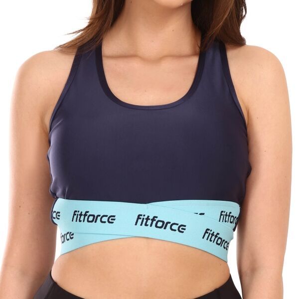 Fitforce Fitforce SAGANA Ženski Fitness grudnjak, tamno plava, veličina