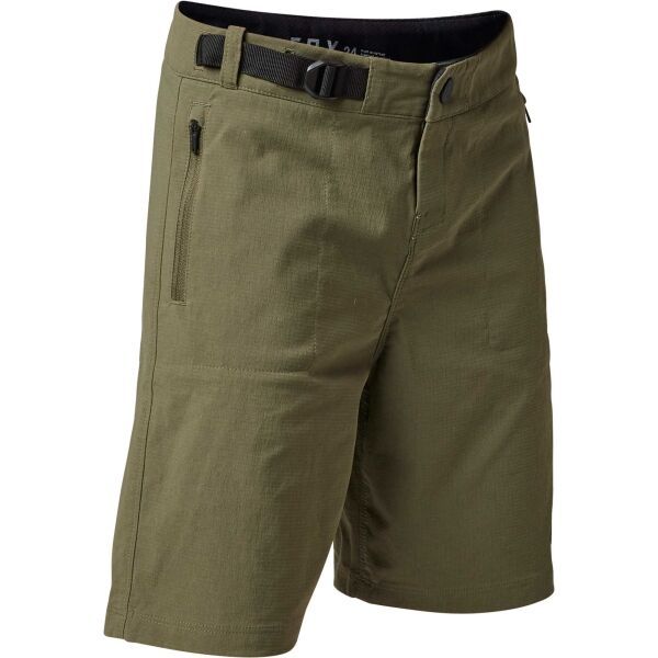 Fox Fox RANGER SHORT W/LINE YTH Dječje biciklističke kratke hlače, khaki, veličina