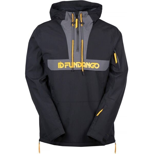 FUNDANGO FUNDANGO BURNABY LOGO ANORAK Muška skijaška/ snowboard jakna, crna, veličina