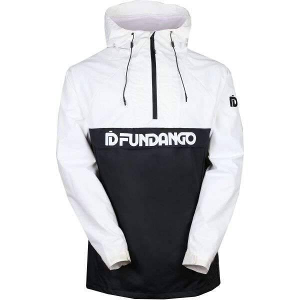 FUNDANGO FUNDANGO SALMO LOGO ANORAK Muška prijelazna jakna, crna, veličina