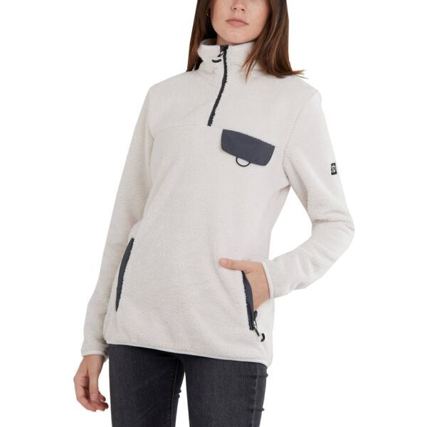 FUNDANGO FUNDANGO VINONA FLEECE PULLOVER Ženska majica, bijela, veličina
