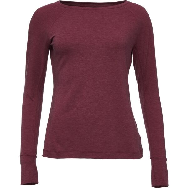 GAP GAP BREATHE LS BOATNECK TOP Ženska majica dugih rukava, boja vina, veličina