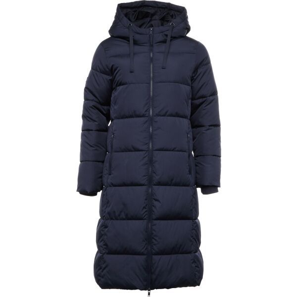 GAP GAP V-MAXI LONG PUFFER LOGO Ženska zimska jakna, tamno plava, veličina