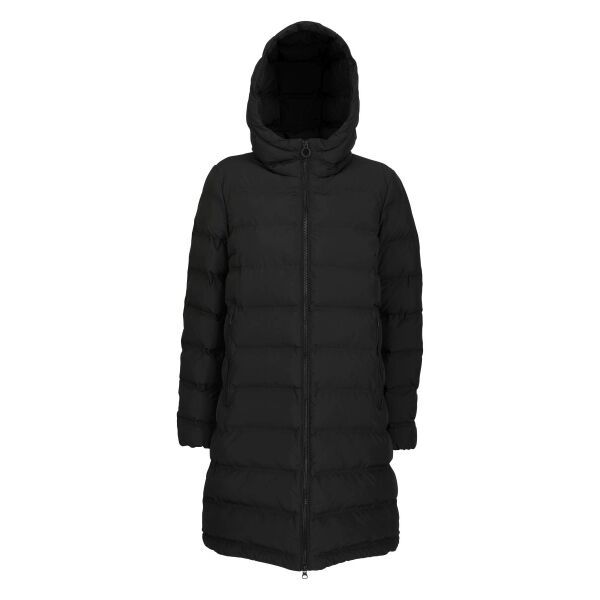 Geox Geox W SPHERICA LONG PARK - WEAVED Ženska parka, crna, veličina