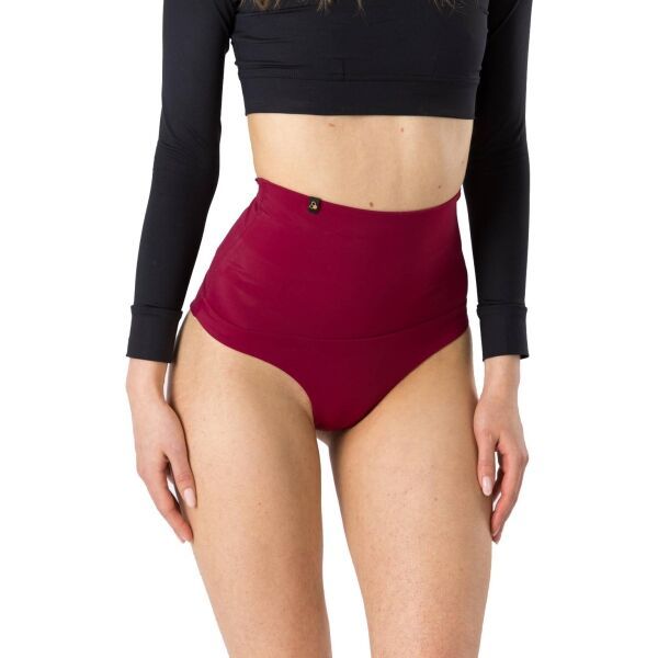 GOLDBEE GOLDBEE SHAPEWEAR SWIMWEAR BOTTOMS Zatezajući donji dio ženskog kupaćeg kostima, boja vina, veličina