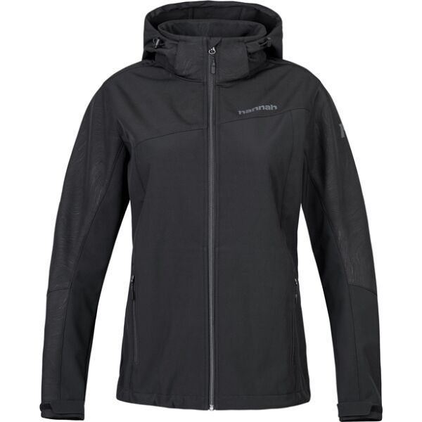Hannah Hannah ROZALEE Ženska softshell jakna s zatvaračem po cijeloj dužini, crna, veličina