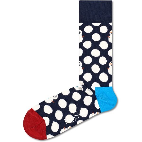 HAPPY SOCKS HAPPY SOCKS BIG DOT SNOWMAN Klasične čarape, tamno plava, veličina