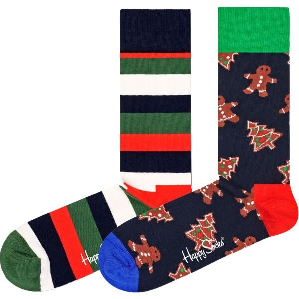 HAPPY SOCKS HAPPY SOCKS GINGERBREAD COOKIES GIFT SET 2P Klasične čarape, mix, veličina