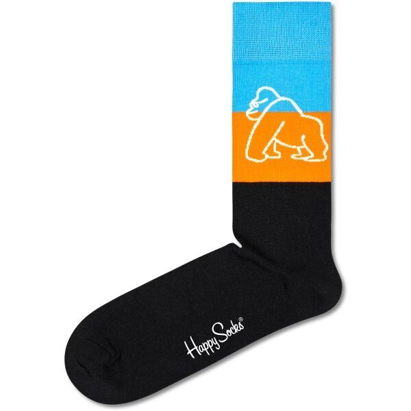 HAPPY SOCKS HAPPY SOCKS MOUNTAIN GORILLAS Klasične čarape, crna, veličina