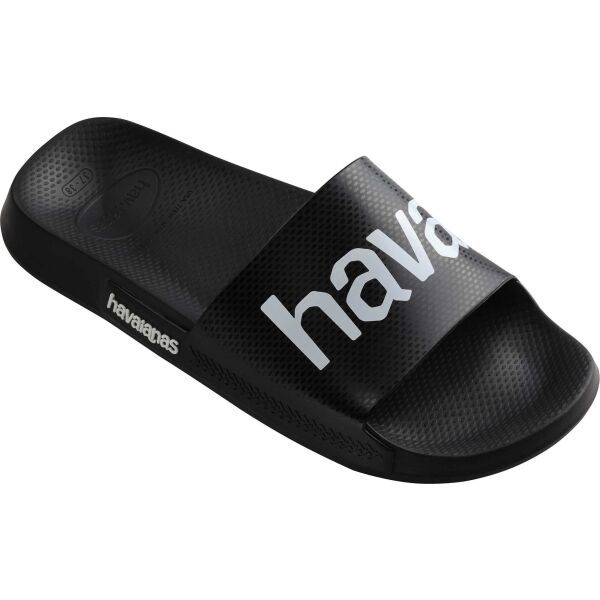 HAVAIANAS HAVAIANAS SLIDE CLASSIC LOGO MANIA Unisex natikače, crna, veličina 41/42