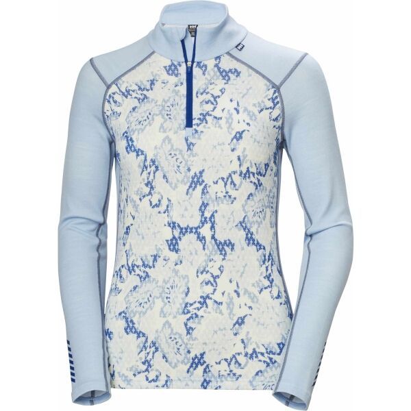 Helly Hansen Helly Hansen W LIFA MERINO MIDWEIGHT GRAPHI Ženska Merino majica, svjetlo plava, veličina
