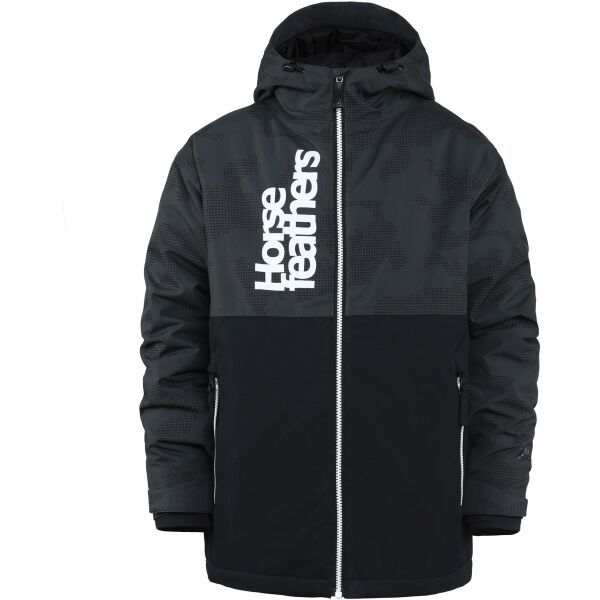 Horsefeathers Horsefeathers DAMIEN YOUTH JACKET Zimska jakna za dječake, crna, veličina