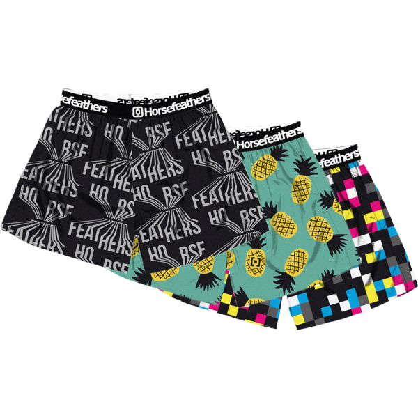 Horsefeathers Horsefeathers FRAZIER 3PACK BOXER SHORTS Muške bokserice, mix, veličina