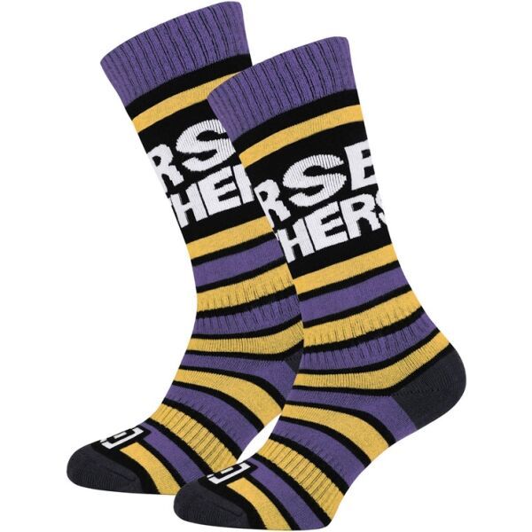 Horsefeathers Horsefeathers JASPER YOUTH SOCKS Dječje čarape za snowboard, ljubičasta, veličina