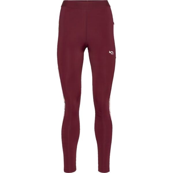KARI TRAA KARI TRAA VILDE TRAINING TIGHTS Ženske tajice, boja vina, veličina