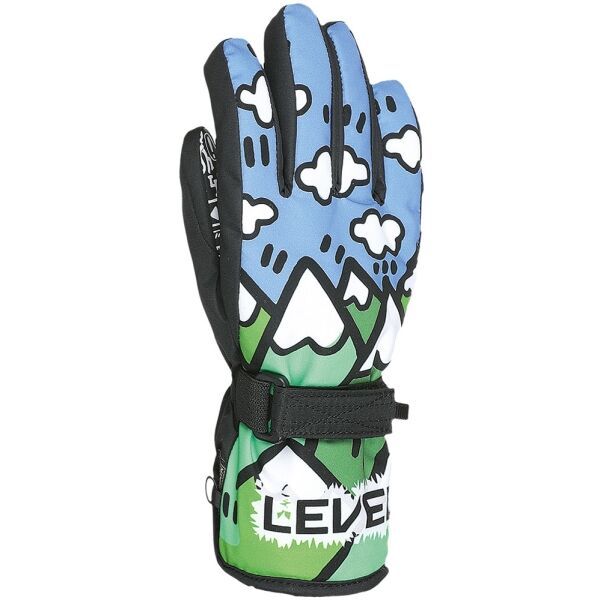 Level Level JUNIOR Dječje rukavice, crna, veličina