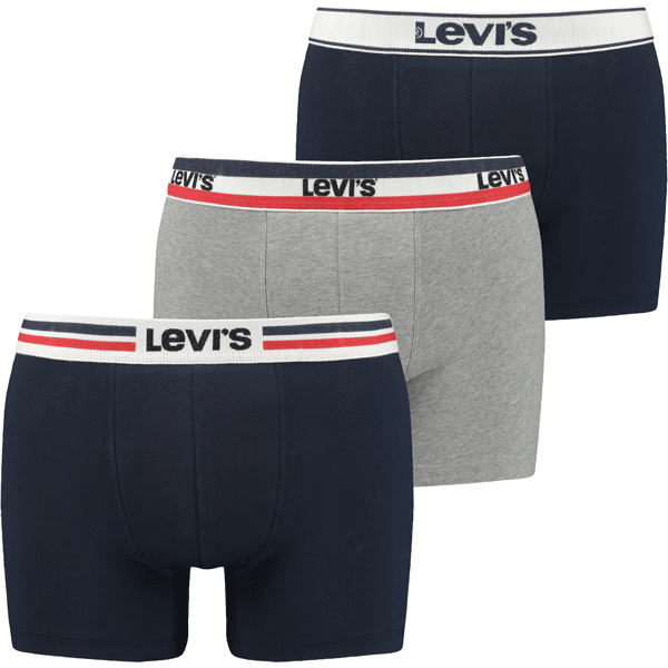 Levi's&reg; Levi's&reg; GIFTBOX ICONIC COTTON WB BOXER BRIEF 3P Muške bokserice, tamno plava, veličina