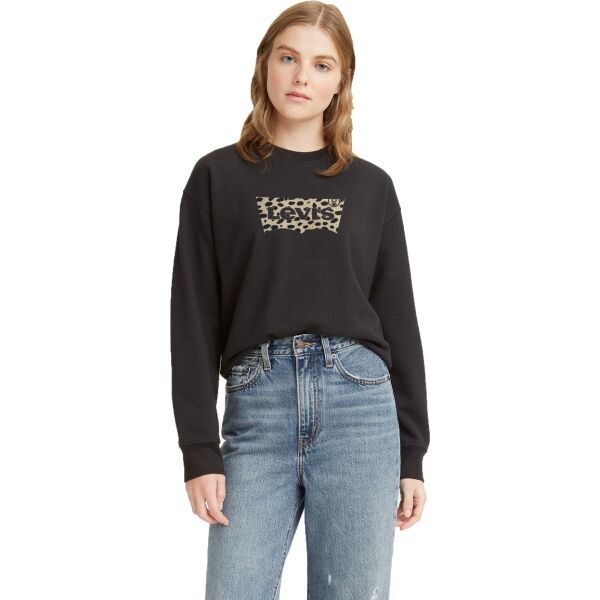 Levi's&reg; Levi's&reg; GRAPHIC STANDARD CREW Ženska dukserica, crna, veličina