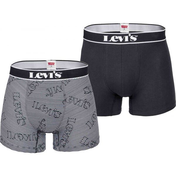 Levi's&reg; Levi's&reg; LOGO STRIPE BOX Muške bokserice, crna, veličina
