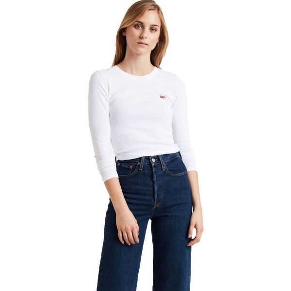 Levi's&reg; Levi's&reg; LS BABY TEE Ženska majica s dugim rukavima, bijela, veličina