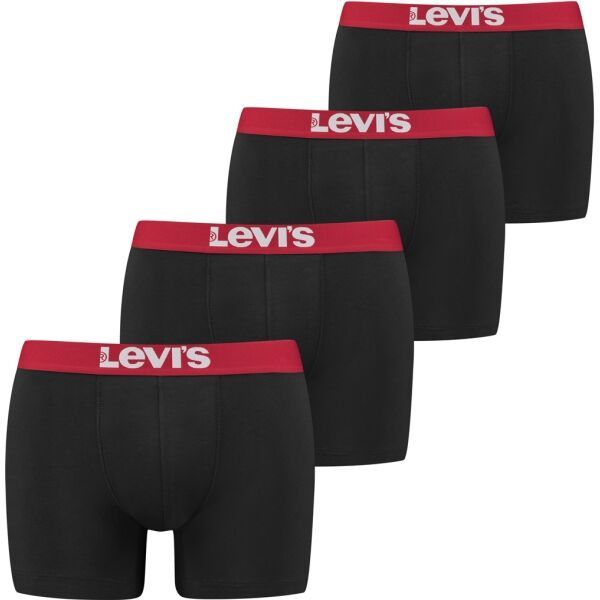 Levi's&reg; Levi's&reg; SOLID BASIC BRIEF 4P Muške bokserice, crna, veličina