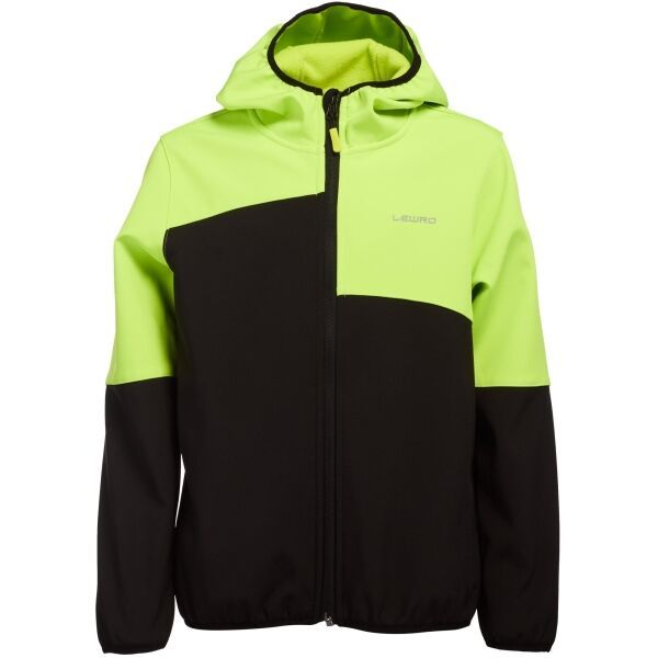 Lewro Lewro ULLI Softshell jakna za djevojčice, crna, veličina