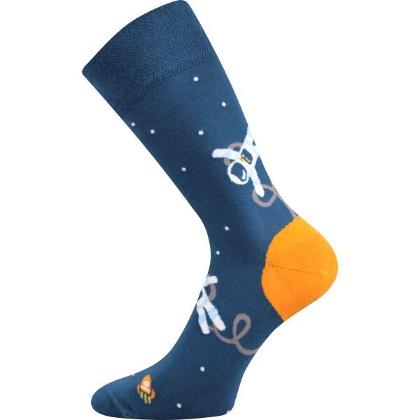 Lonka Lonka KOSMONAUT Unisex čarape, tamno plava, veličina