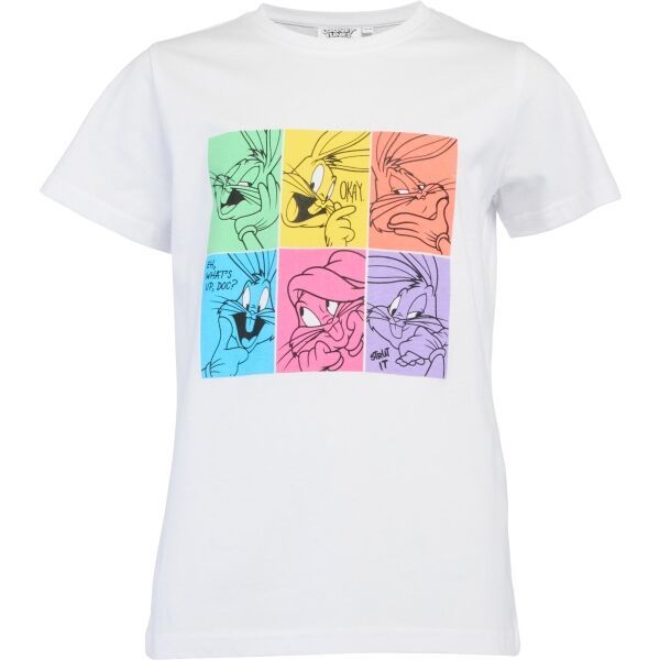 LOONEY TUNES LOONEY TUNES BUGSY Majica za djevojčice, bijela, veličina