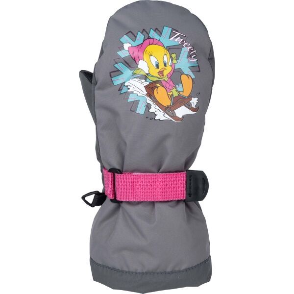 LOONEY TUNES LOONEY TUNES LT_TWEETY-GLOVES Dječje zimske rukavice, siva, veličina