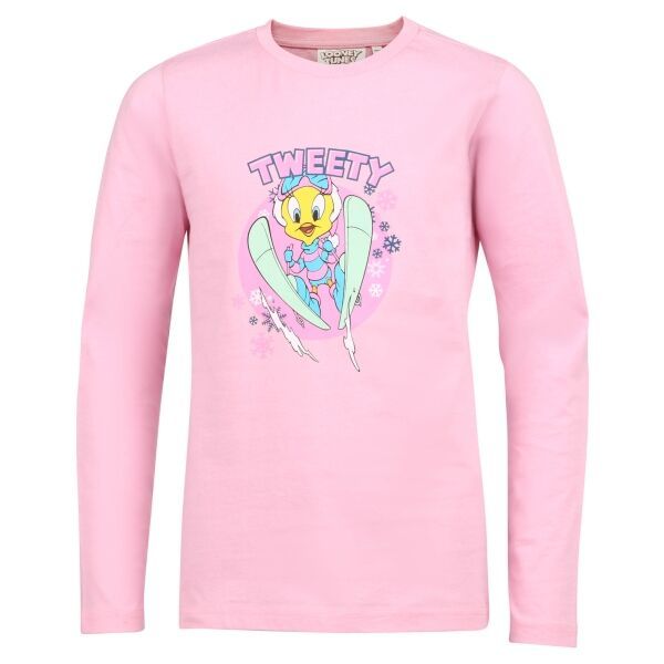 LOONEY TUNES LOONEY TUNES LT_TWEETY-JERSEY Dječja majica dugih rukava, ružičasta, veličina