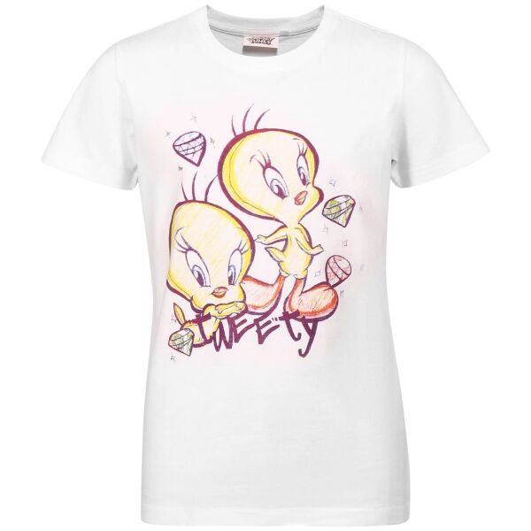 LOONEY TUNES LOONEY TUNES TWEETY RICH Dječja majica, bijela, veličina