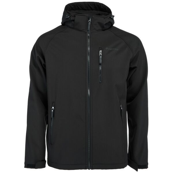 Lotto Lotto ABIEL Muška softshell jakna, crna, veličina