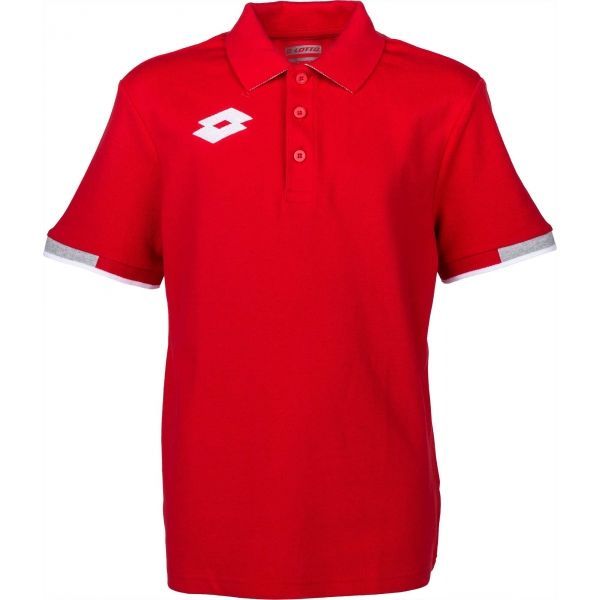 Lotto Lotto POLO DELTA JR Polo majica za dječake, crvena, veličina